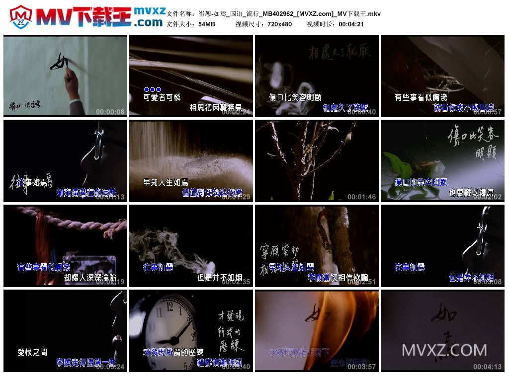 崔恕-如焉_国语_流行_MB402962